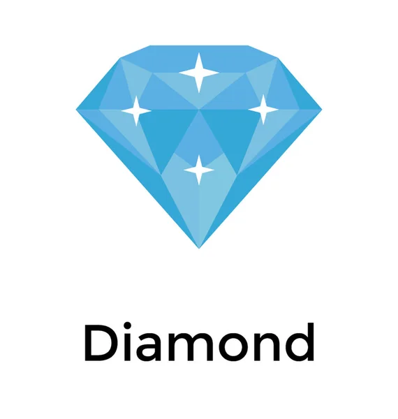 Diamond Plat Pictogram Ontwerp — Stockvector