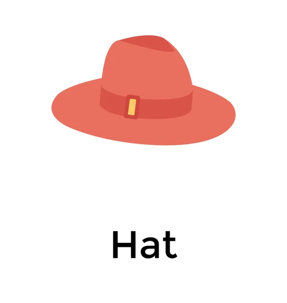Головной Убор Дамская Шляпа — стоковый вектор