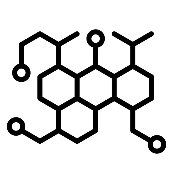 Icono Diseño Estructura Molecular — Archivo Imágenes Vectoriales
