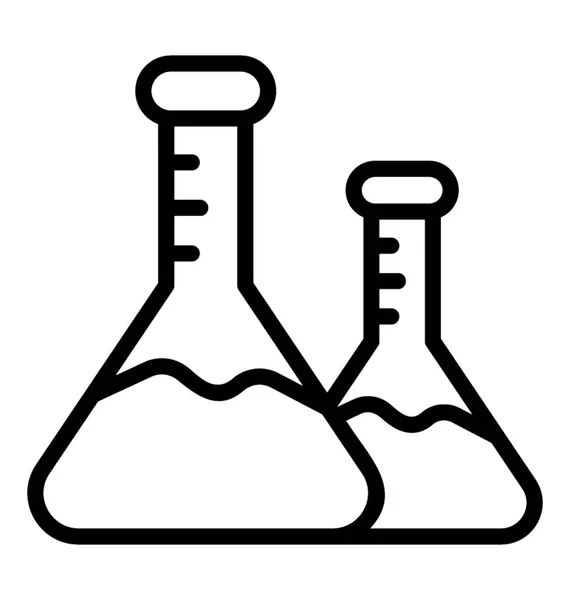 Projekt Ikony Kolby Chemicznej Dla Koncepcji Badań Laboratoryjnych — Wektor stockowy