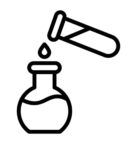 科学实验室试管与化学烧瓶 — 图库矢量图片