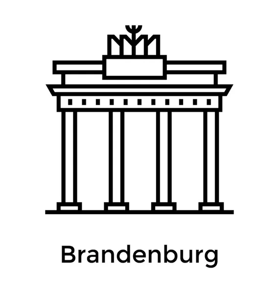 Brandenburg Stilikon — Stock vektor