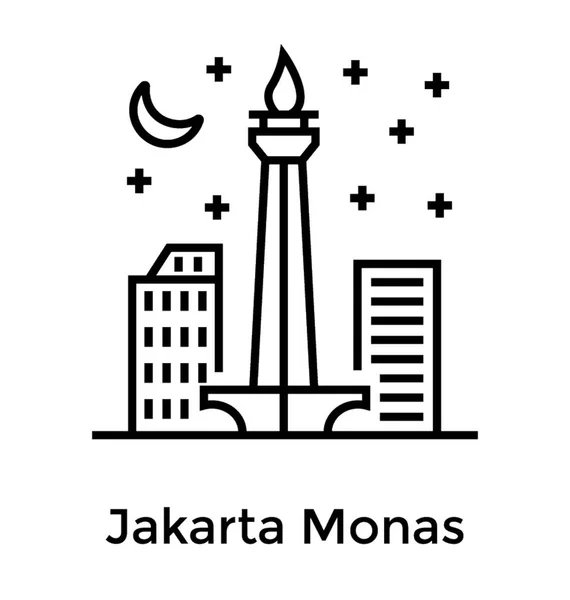 Monas Stok Vektor Ilustrasi Monas Bebas Royalti Depositphotos