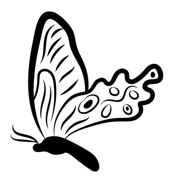 Πεταλούδα Σχήμα Εικονίδιο Σχεδιασμός — Διανυσματικό Αρχείο