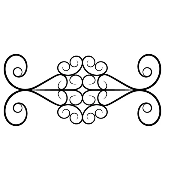 Icono Diseño Del Elemento Caligráfico — Vector de stock