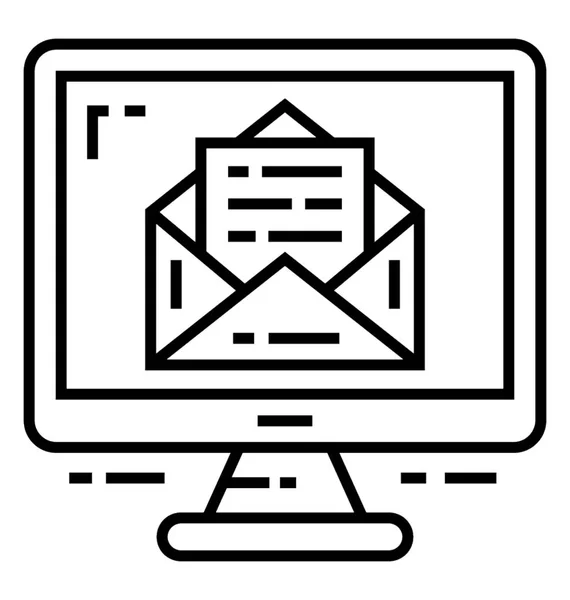 Cliquez Sur Email Concept Seo — Image vectorielle
