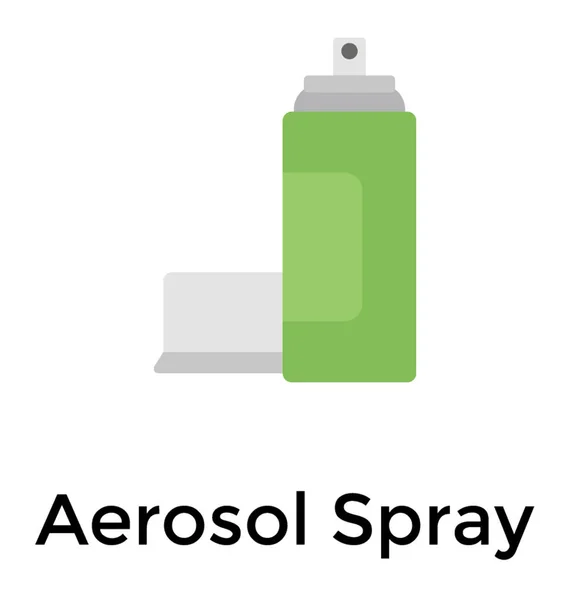 Aerosol Spray Flat Icon Vector — Stock Vector