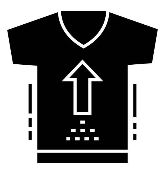 Vêtements Football Design Icône Solide — Image vectorielle