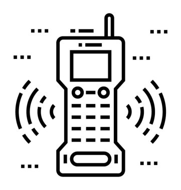 İletişim, İnterkom simgesi için telsiz telefon
