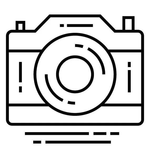 Kamera Satırı Vektör Simgesi — Stok Vektör