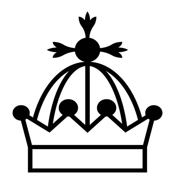 Crown Juveler Kallas Även Kunglig Krona — Stock vektor