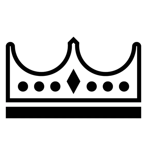 Vintage Znany Również Jako Korony Królewskiej Korony — Wektor stockowy