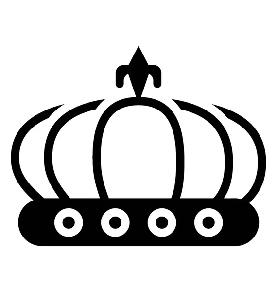 Rey Símbolo Corona Familia Real — Archivo Imágenes Vectoriales
