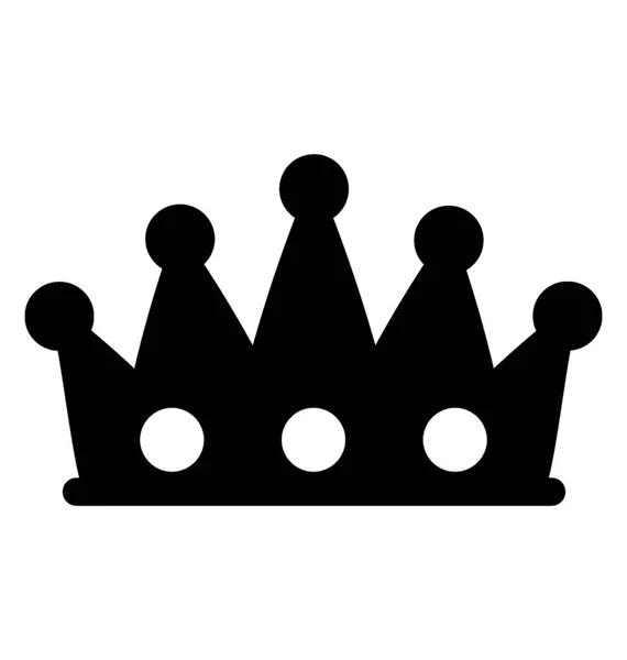 Symbol För Crown Design — Stock vektor