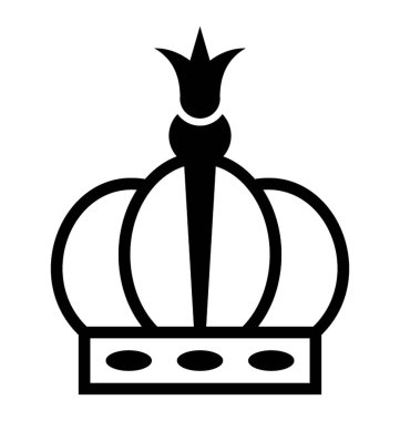 Royal crown simgesi tasarım 