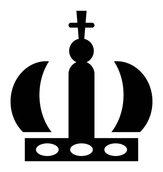 Król Symbol Korony Królewskiej Rodziny — Wektor stockowy