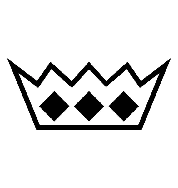 Design Der Königlichen Krone — Stockvektor