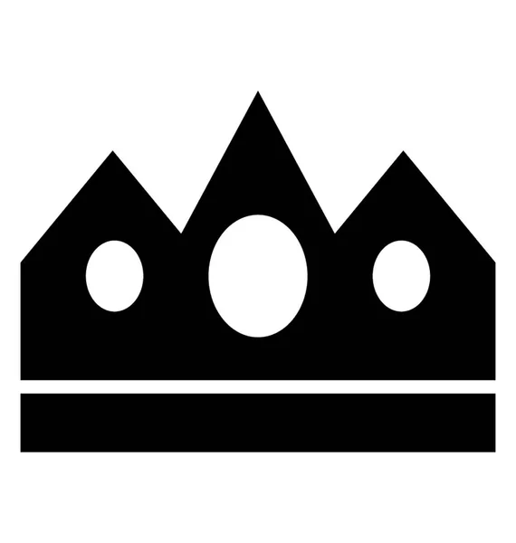 Crown Tatuering Symbol Crown Design — Stock vektor