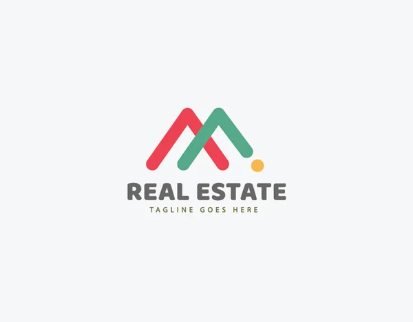 Real Estate Logo Also Known Company Logo — Stock Vector