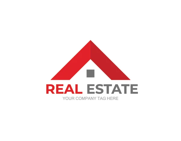 Logo Design Von Immobilien — Stockvektor