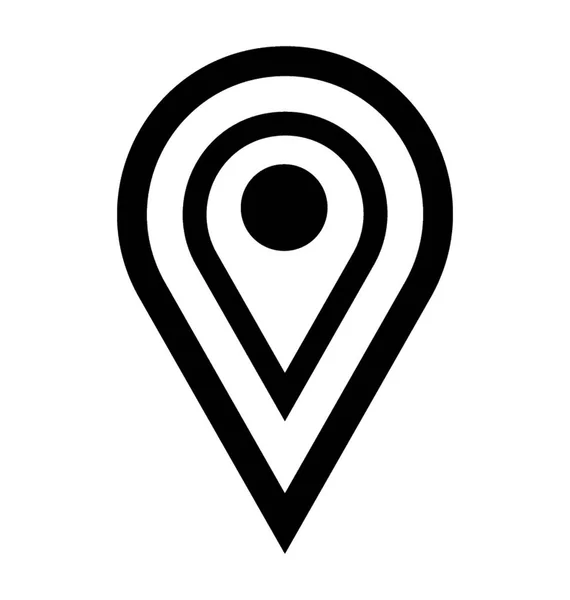 Icono Símbolo Geotag — Vector de stock