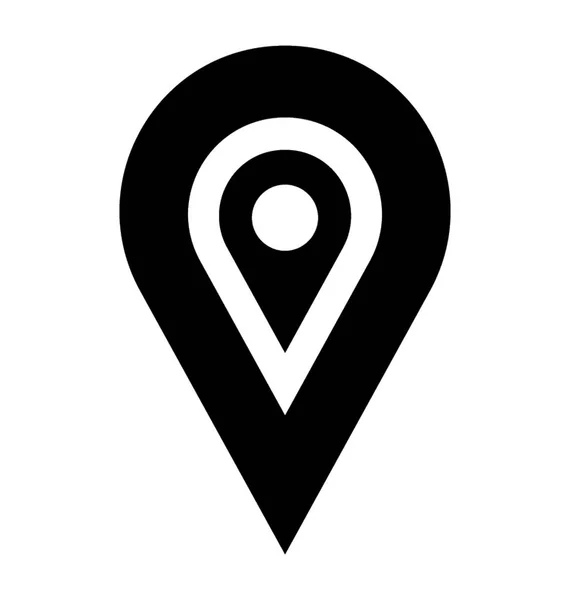 Símbolo Localización Pin Navegación — Vector de stock