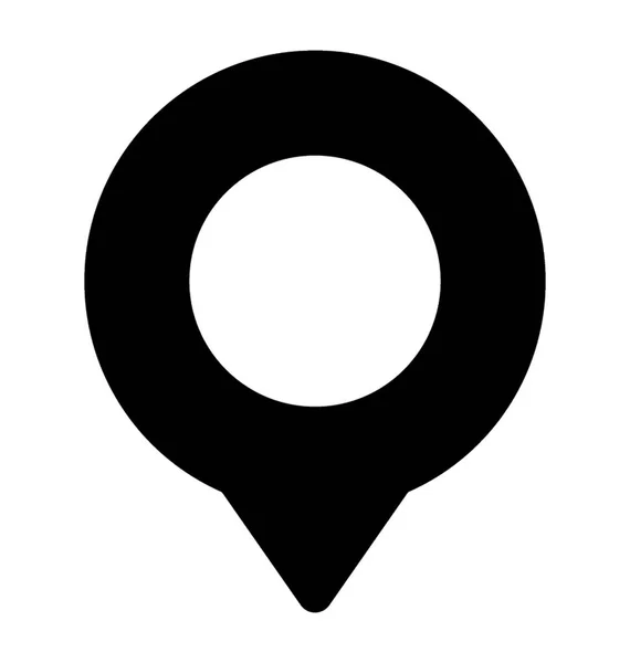 Geo Punkt Styl Symbol Lokalizacja — Wektor stockowy