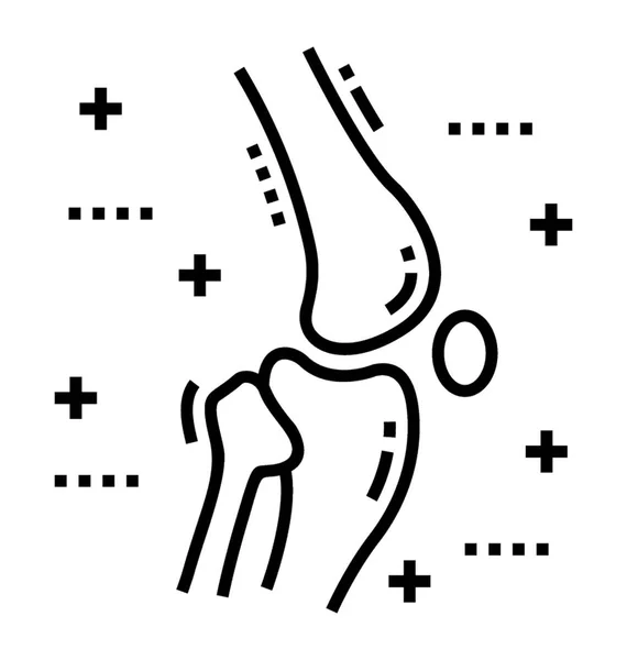 인간의 관절의 아이콘 디자인 — 스톡 벡터