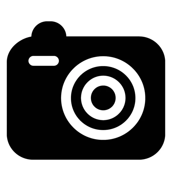 Kamera Solider Icon Vektor — Stockvektor