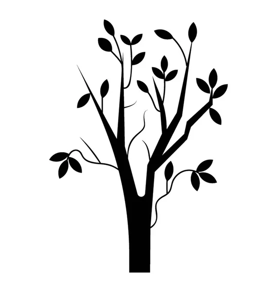 Krzew Symbol Koncepcja Parku — Wektor stockowy
