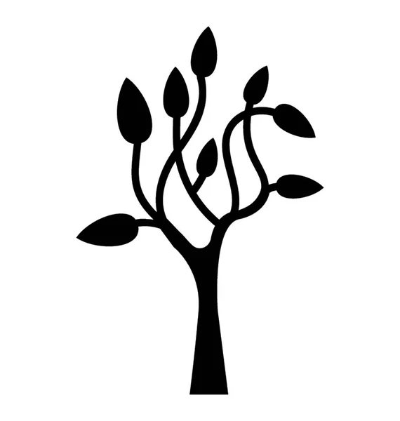 Drzewa Znany Również Jako Rysunek Szkic Drzewa — Wektor stockowy