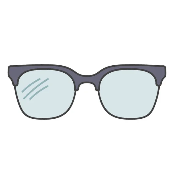 Gafas Dibujadas Mano Icono — Vector de stock