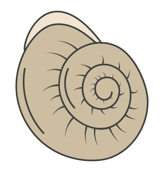 Vector Garabato Caracol — Archivo Imágenes Vectoriales