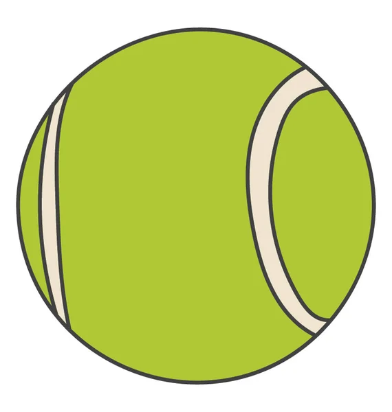 Cricket Ball Vektor Doodle — Stockvektor