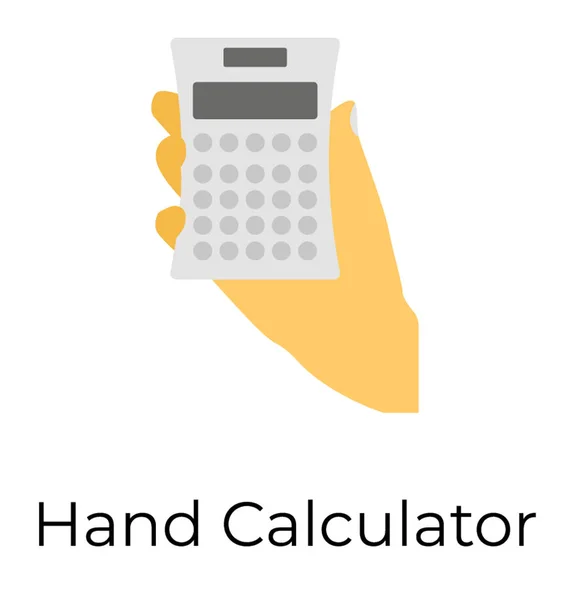 Kalkulatorikon Flat Utforming – stockvektor