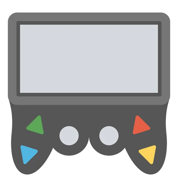 Joystick Icono Vector Plano — Vector de stock