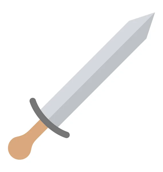 Sword Icon Flats Design — Stock Vector
