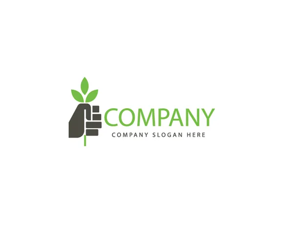 Company Banner Logo Design — Stock Vector