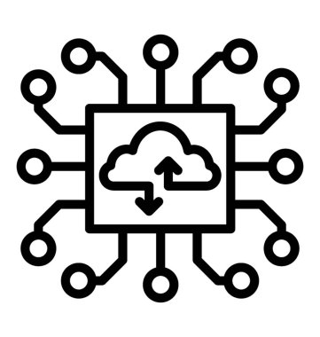 Satırı simgesi barındırma bulut 
