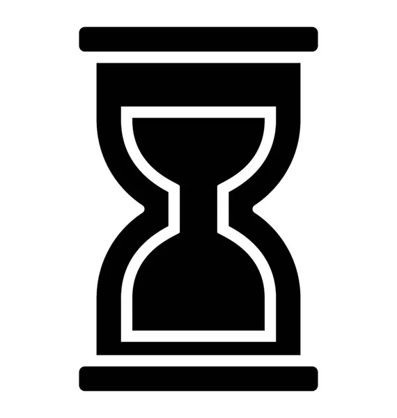 砂時計または砂時計のグリフ ベクトル — ストックベクタ