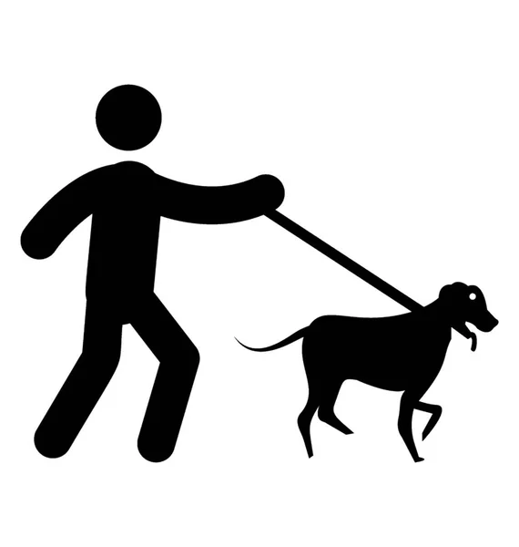 Hond Opleiding Vectorelement Pictogram — Stockvector