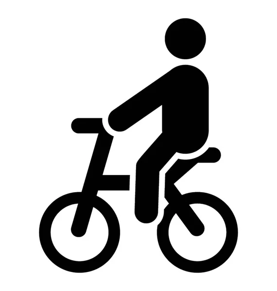 Εικονόγραμμα Της Ποδηλασίας Στοιχείο Του Διανύσματος — Διανυσματικό Αρχείο