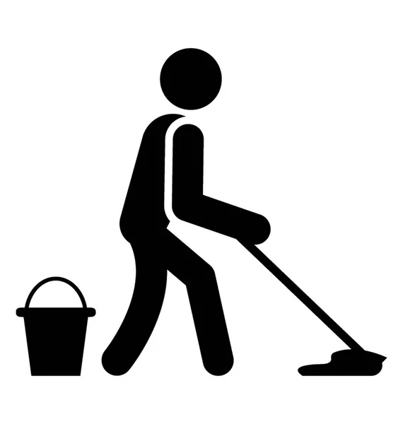 Pictogram Van Sweeper Vectorelement — Stockvector