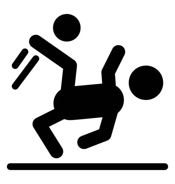 ベクター要素を蹴るのピクトグラム — ストックベクタ