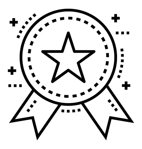 Награда Вектор Значка Значка Значка — стоковый вектор