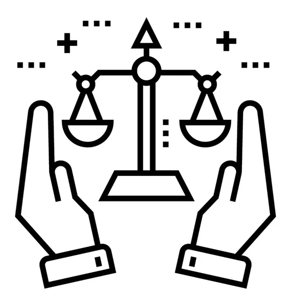 法律の保護のアイコンのデザイン — ストックベクタ