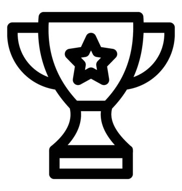 Başarı simgesi, çizgili Tema.