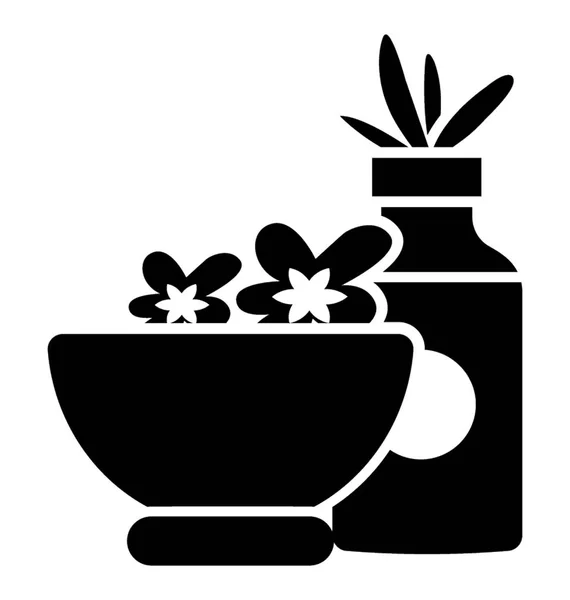 Aroma Products Solid Icon — Stock Vector