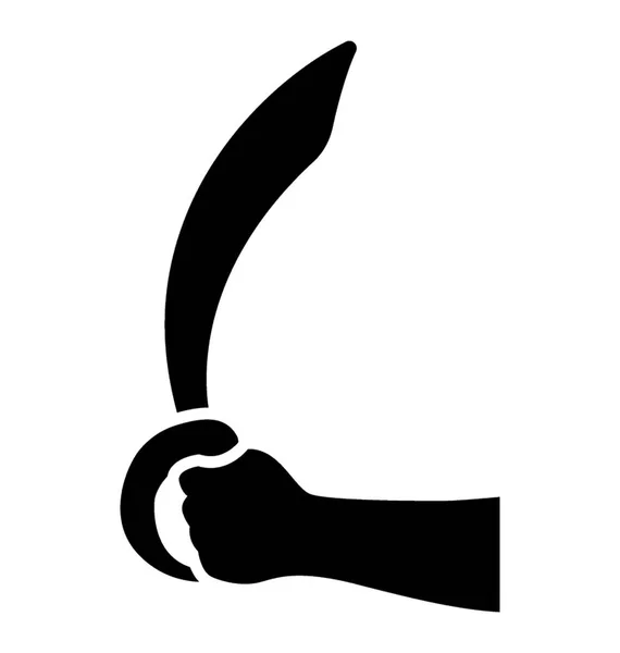 剣のグリフのベクトル アイコン — ストックベクタ