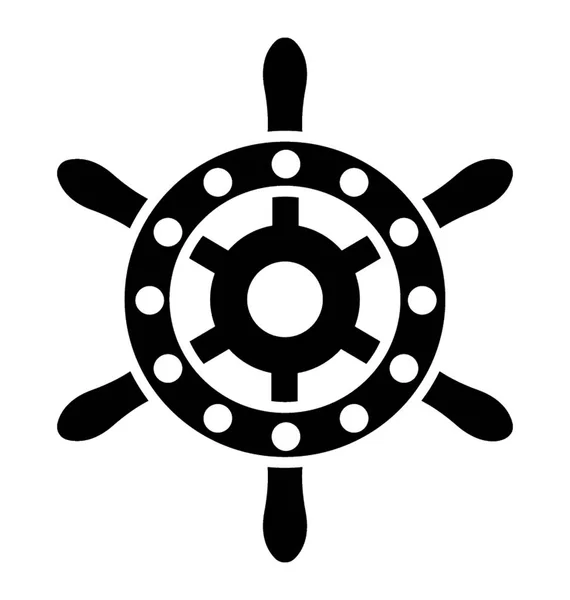 Шлем Корабля Иконка Вектора Знака — стоковый вектор